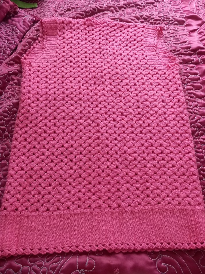 Pembe Örgü Düğmeli Uzun Süveter - Görsel 4