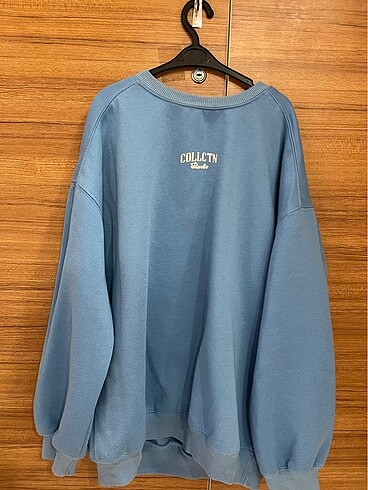 l Beden mavi sweatshirt