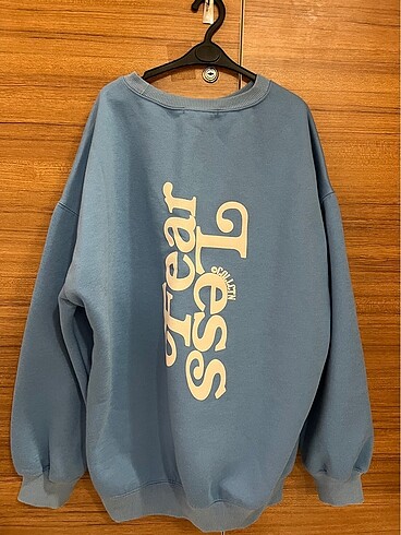 l Beden mavi Renk mavi sweatshirt