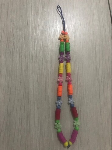 Diğer Renkli çiçekli telefon charm