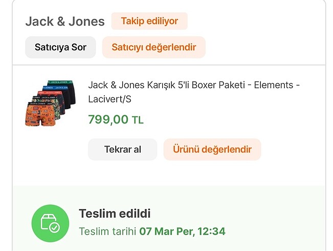 Jack&Jones erkek boxer