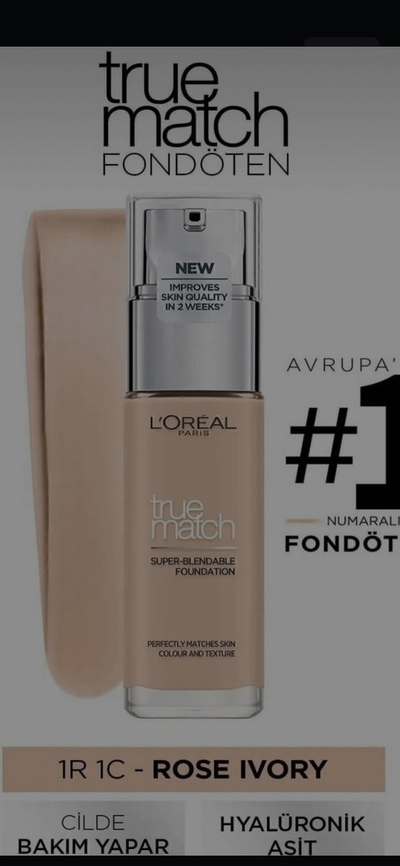 L'Oréal True Match Bej Fondöten - Görsel 2