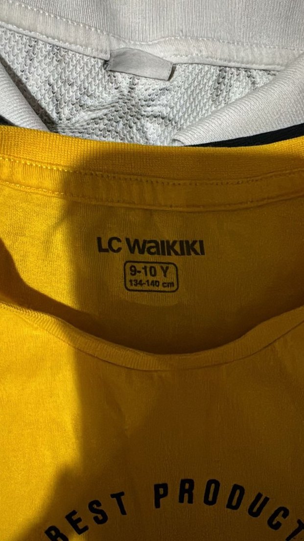 Sarı Baskılı Erkek Çocuk Tişörtü - Görsel 2