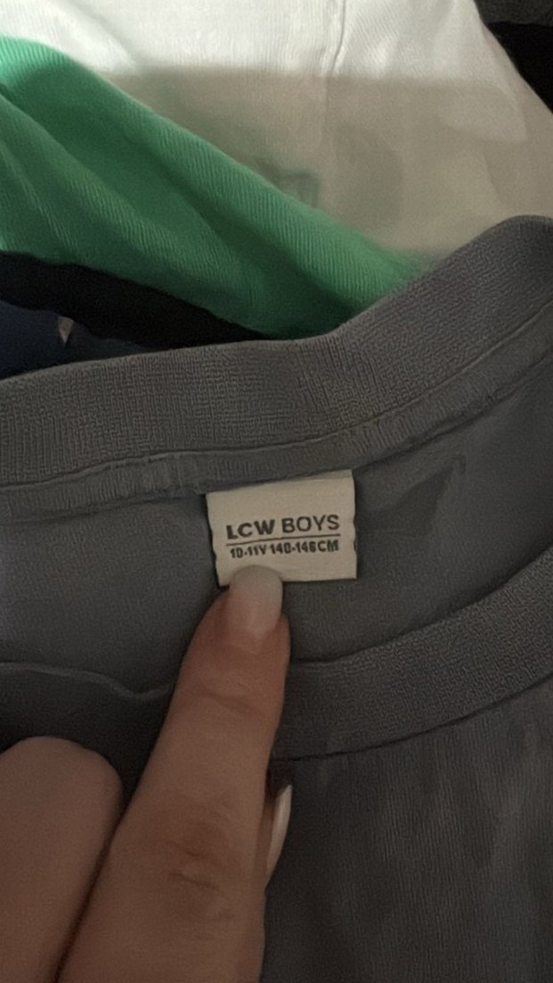 Gri Baskılı Kısa Kollu tisort - Görsel 2