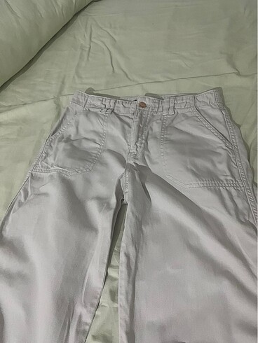Krem pantolon koton
