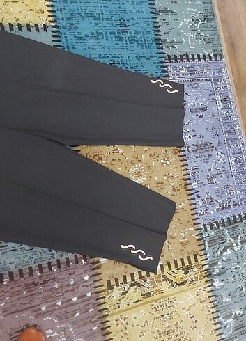 52 Beden haki Renk Büyük beden capri pantalon