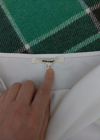 Beyaz straplez bluz - Görsel 3