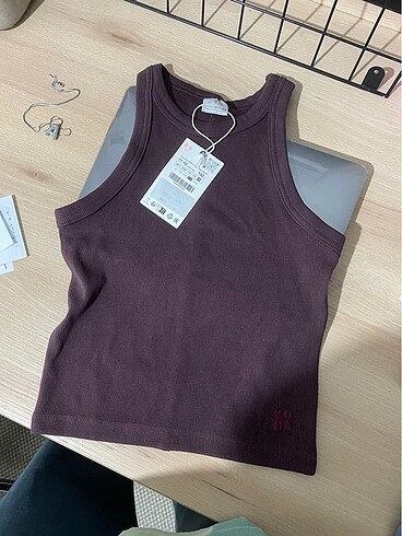 zara bordo crop