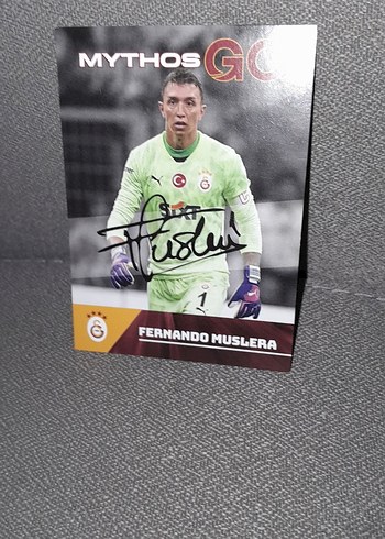 muslera imzalı kart - Görsel 3