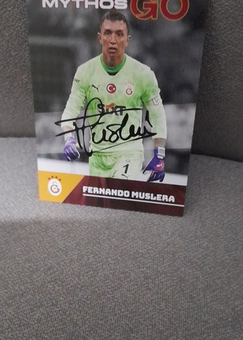 muslera imzalı kart - Görsel 2