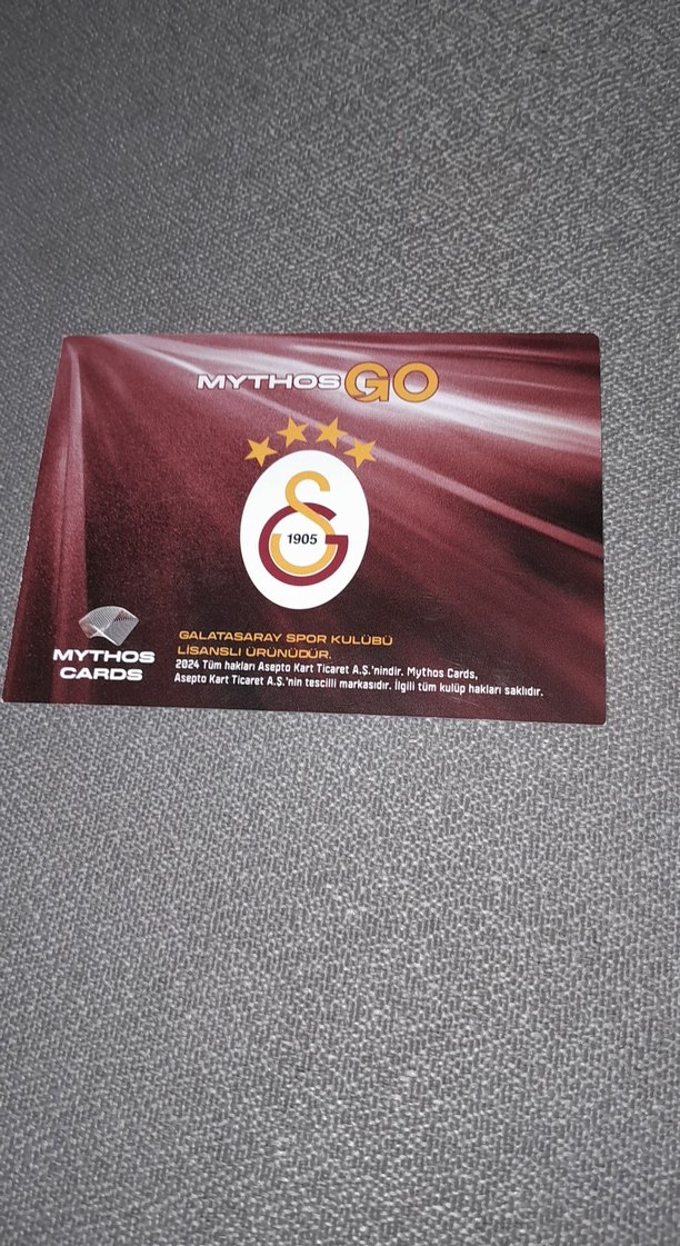 muslera imzalı kart - Görsel 5