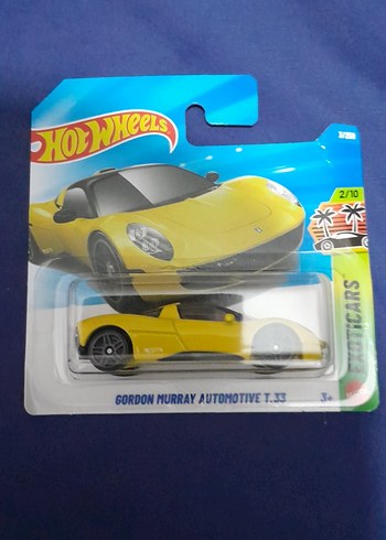 Sarı Hot Wheels Gordon Murray T.33 Oyuncak Araba - Görsel 2