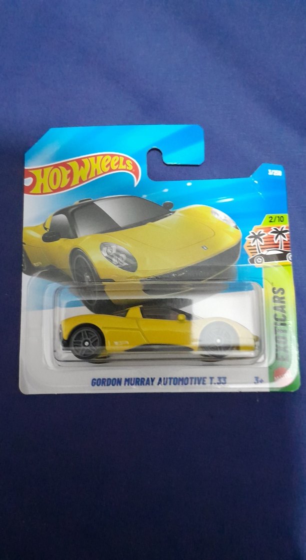 Sarı Hot Wheels Gordon Murray T.33 Oyuncak Araba - Görsel 2