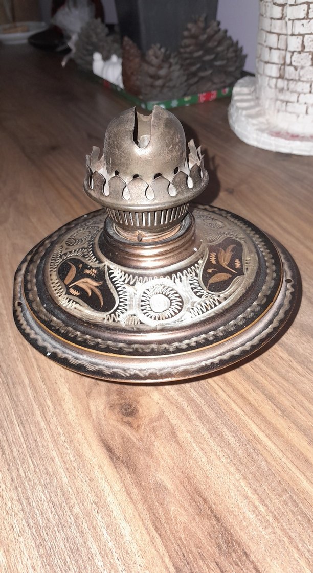 Bej Parlak Metal Antika Lamba Aksesuarı - Görsel 2