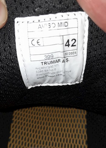 Sarı Renkli Erkek Spor Ayakkabı Bağcığı mng kargo ayakkabı - Görsel 3