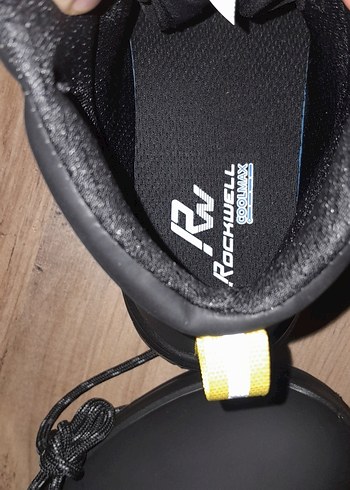 Siyah Bağcıklı Erkek Kauçuk Bot iş ayakkabısı - Görsel 4