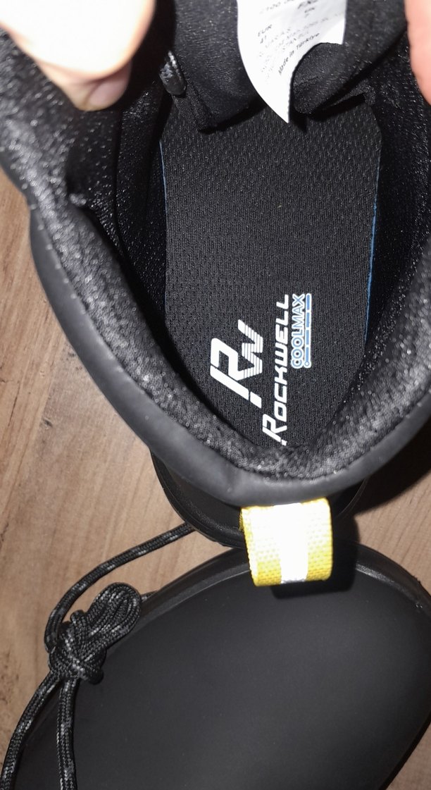 Siyah Bağcıklı Erkek Kauçuk Bot iş ayakkabısı - Görsel 4