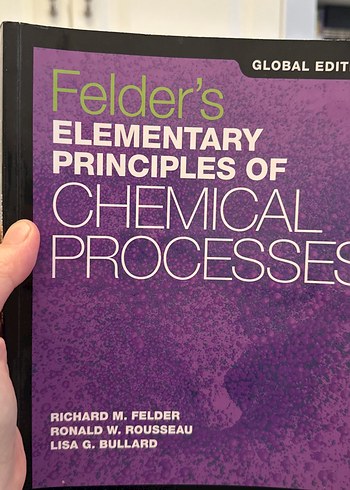 Felder's Elementary Principles of Chemical Processes - Görsel 5