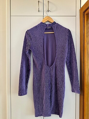 H&M Lila (mor)çok şık ve sade elbise