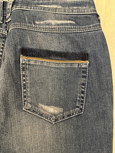 40 Beden mavi Renk Twist jean