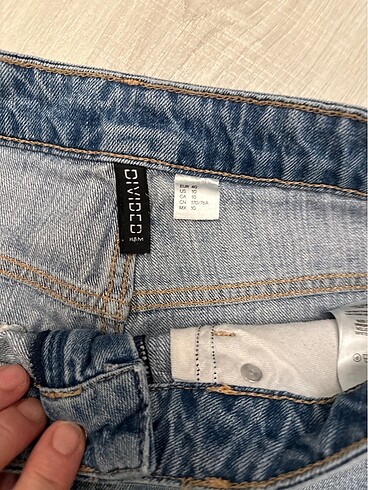 40 Beden mavi Renk H&m kot jean