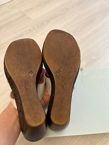 41 Beden beyaz Renk Marie claire(Made in italy) Gerçek deri40/41