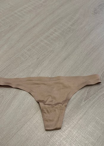 Bej Minimalist Midi Kadın İç Çamaşırı - Görsel 2