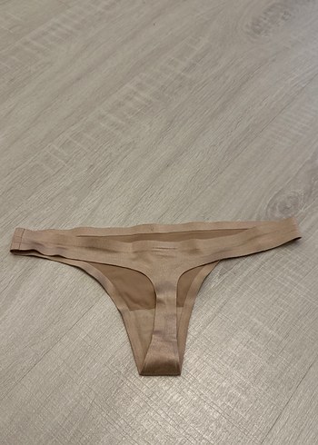 Bej Minimalist Midi Kadın İç Çamaşırı - Görsel 3