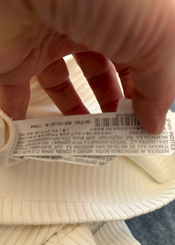 Beyaz Kısa Kollu Midi Elbise - Görsel 6