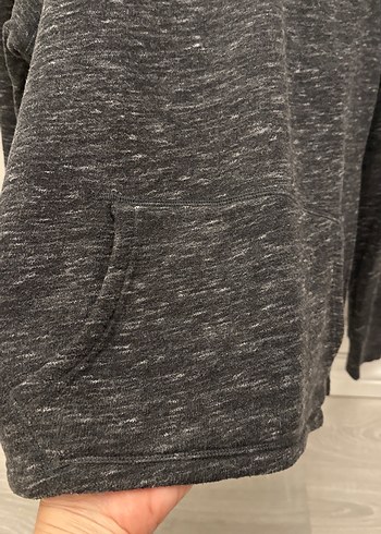 GAP Marka Orijinal GriMavi Kadın Uzun Kollu Basic Sweatshirt - Görsel 3