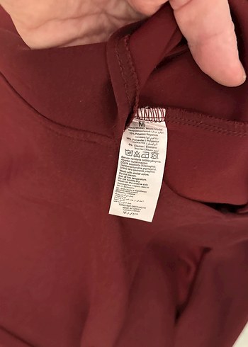 Bordo Kapüşonlu Kadın Sweatshirt - Görsel 5