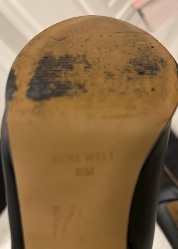 Siyah Deri Dizüstü Stiletto Çizme - Görsel 8