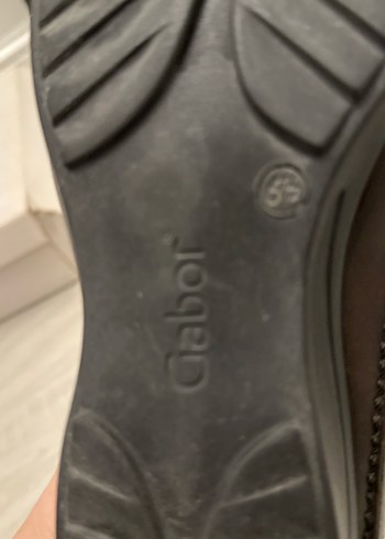 Gabor Kahverengi Siyah Bağcıklı Gotik Kadın Botu - Görsel 4