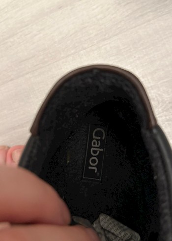 Gabor Kahverengi Siyah Bağcıklı Gotik Kadın Botu - Görsel 5