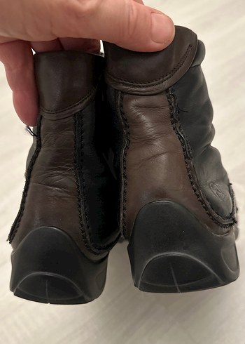 Gabor Kahverengi Siyah Bağcıklı Gotik Kadın Botu - Görsel 7