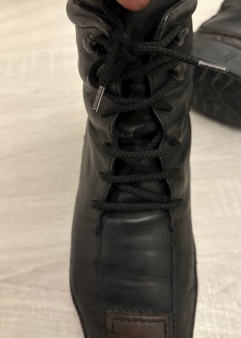 Gabor Kahverengi Siyah Bağcıklı Gotik Kadın Botu - Görsel 6