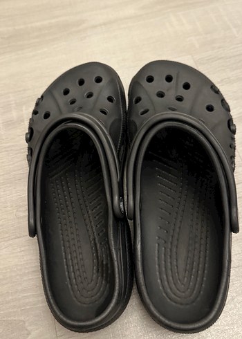 42.5 Beden Antrasit rengi Erkek Crocs marka orijinal Kauçuk Terlik