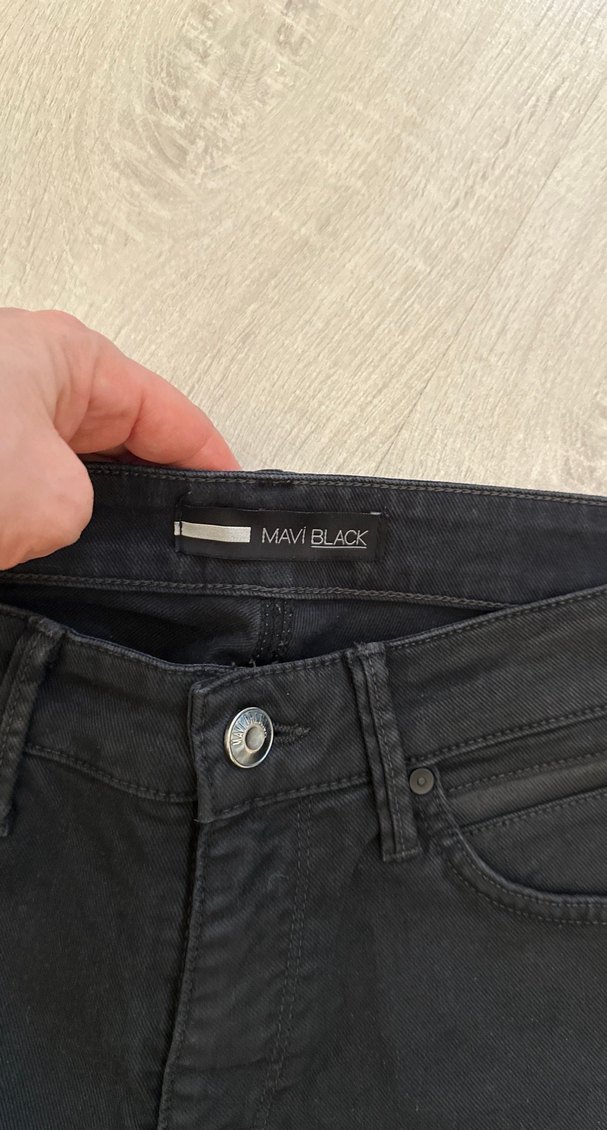 Erkek Siyah Regular Fit Denim Jean - Görsel 4