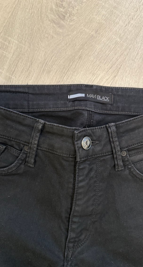 Erkek Siyah Regular Fit Denim Jean - Görsel 3