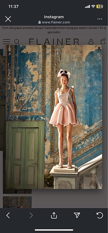 Flainer tinkerbell elbise