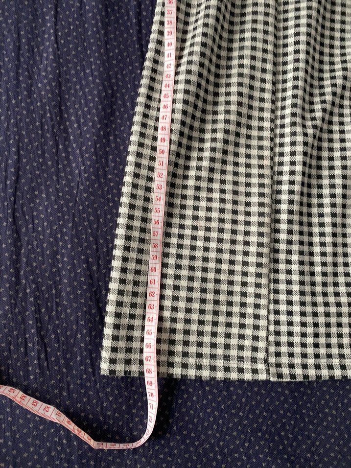 Kareli Midi Kolsuz Elbise - Görsel 3