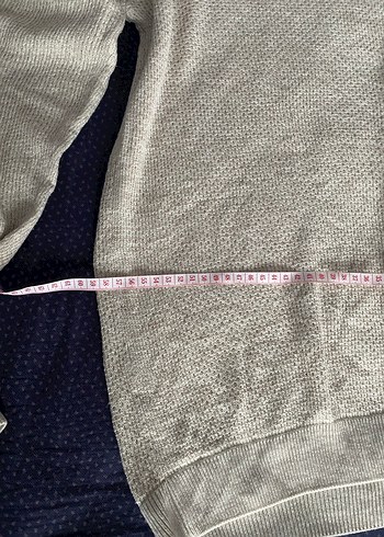 Gri Kadın Triko Uzun Kollu Basic Kazak - Görsel 2