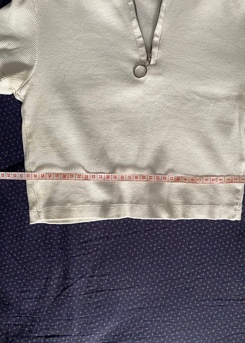 Beyaz Mini Kadın Crop - Görsel 2