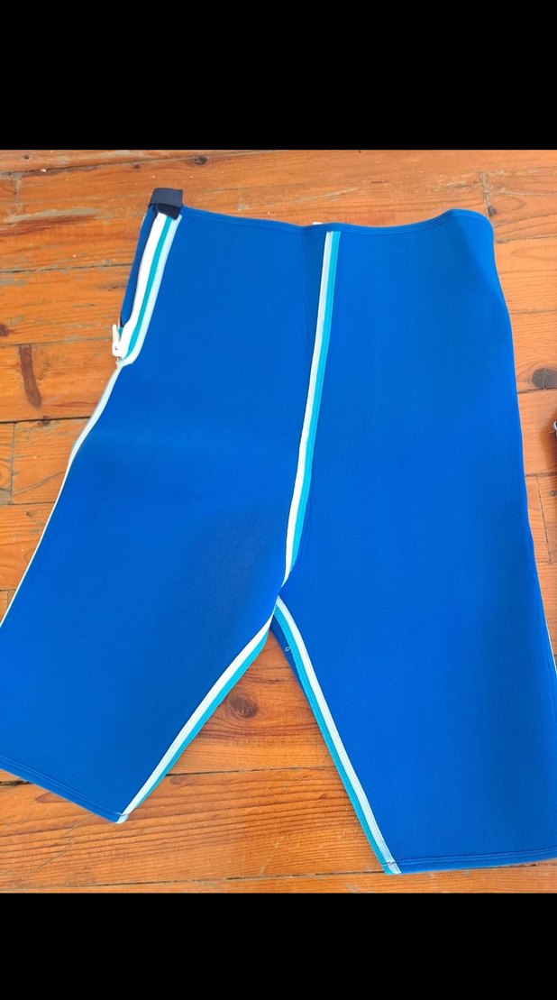 Koyu Mavi Fermuarlı termal sauna takım - Görsel 4