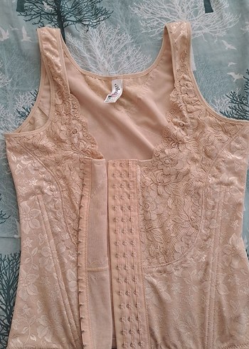 Ten Rengi Dantel Detaylı Anıl  Korse - Görsel 3