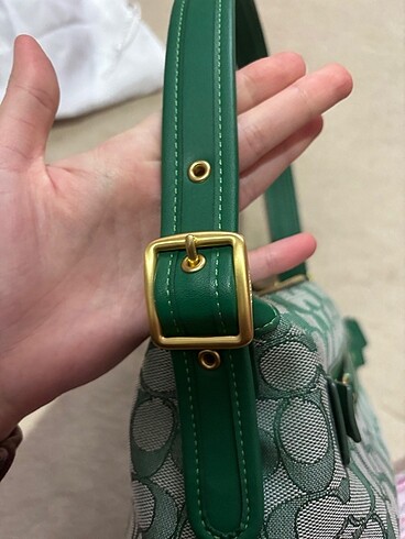  Beden yeşil Renk Limited Edition Coach Çanta