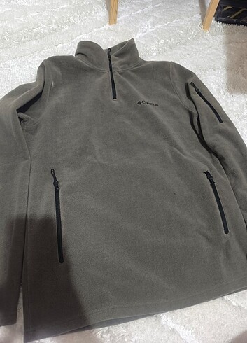 Fermuarlı polar sweatshirt 