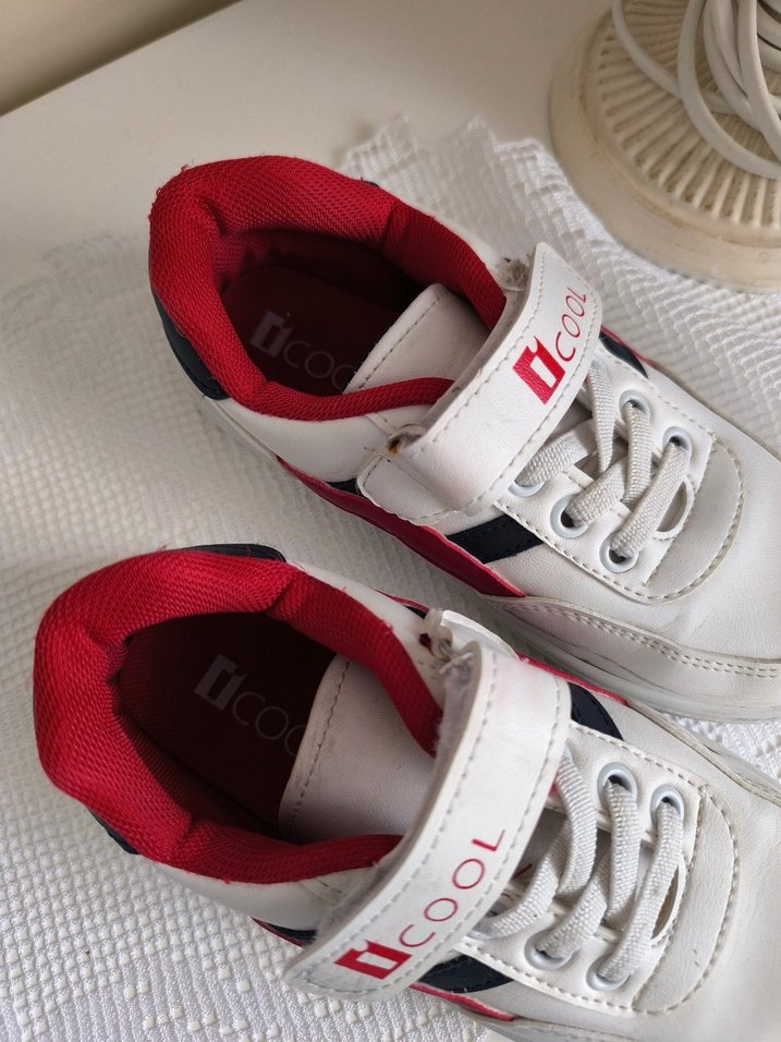 Beyaz Renkli Erkek Çocuk Spor Ayakkabı - Görsel 3