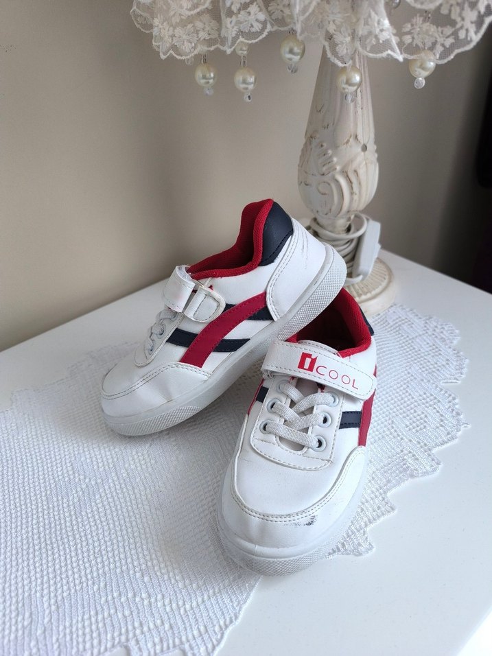 Beyaz Renkli Erkek Çocuk Spor Ayakkabı - Görsel 2