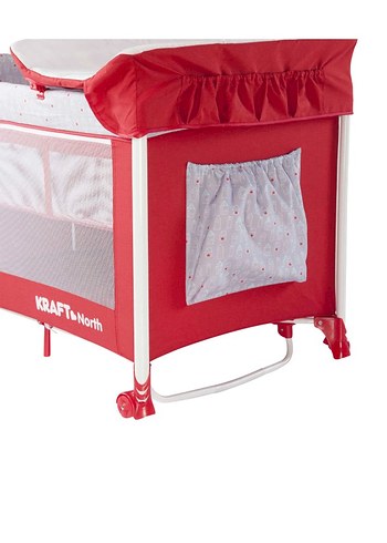 Kraft North Kırmızı Oyun Parkı Beşiği - Görsel 3